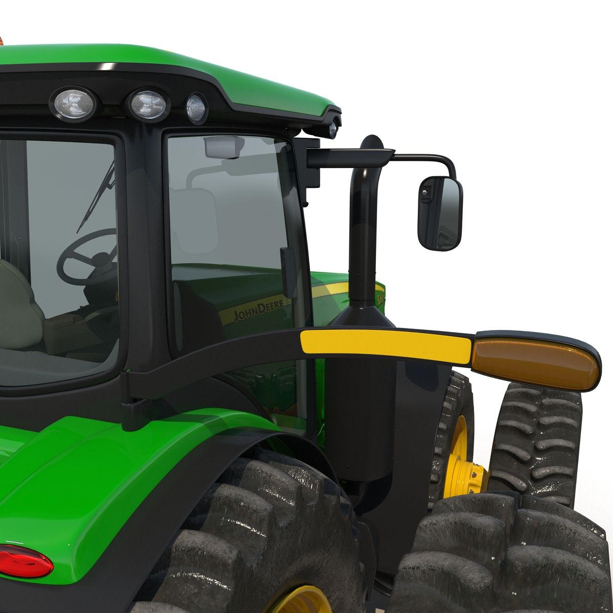 Tractor John Deere 8RT 3D