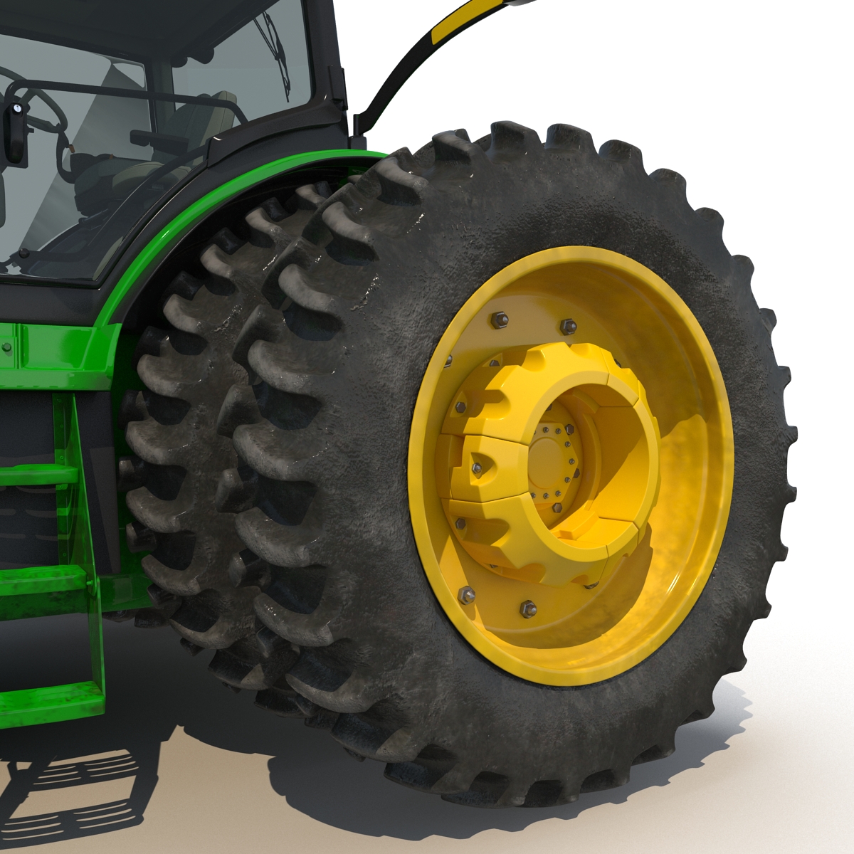 Tractor John Deere 8RT 3D