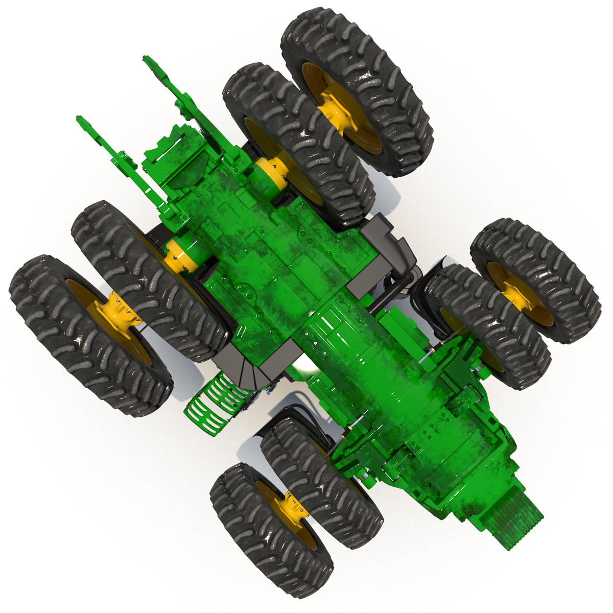 Tractor John Deere 8RT 3D