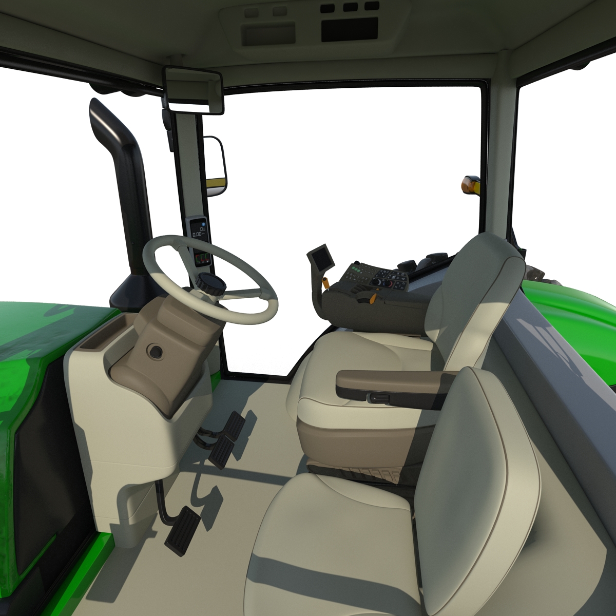 Tractor John Deere 8RT 3D