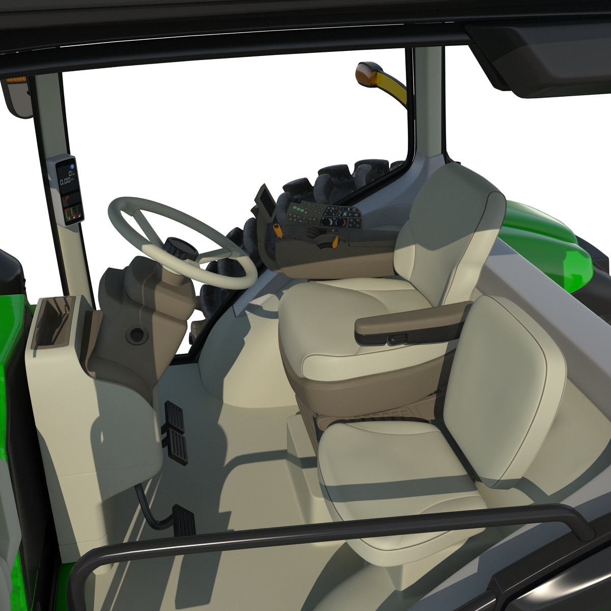 Tractor John Deere 8RT 3D