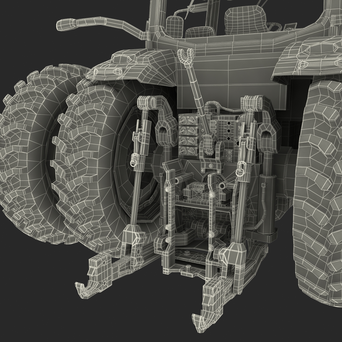 Tractor John Deere 8RT 3D