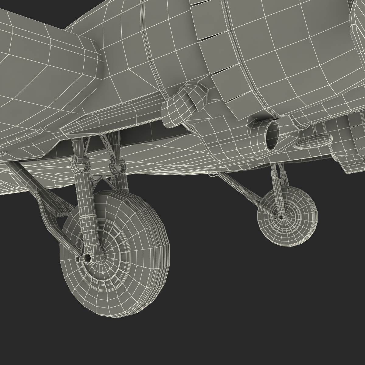 Douglas DC 3 Rigged 3D model