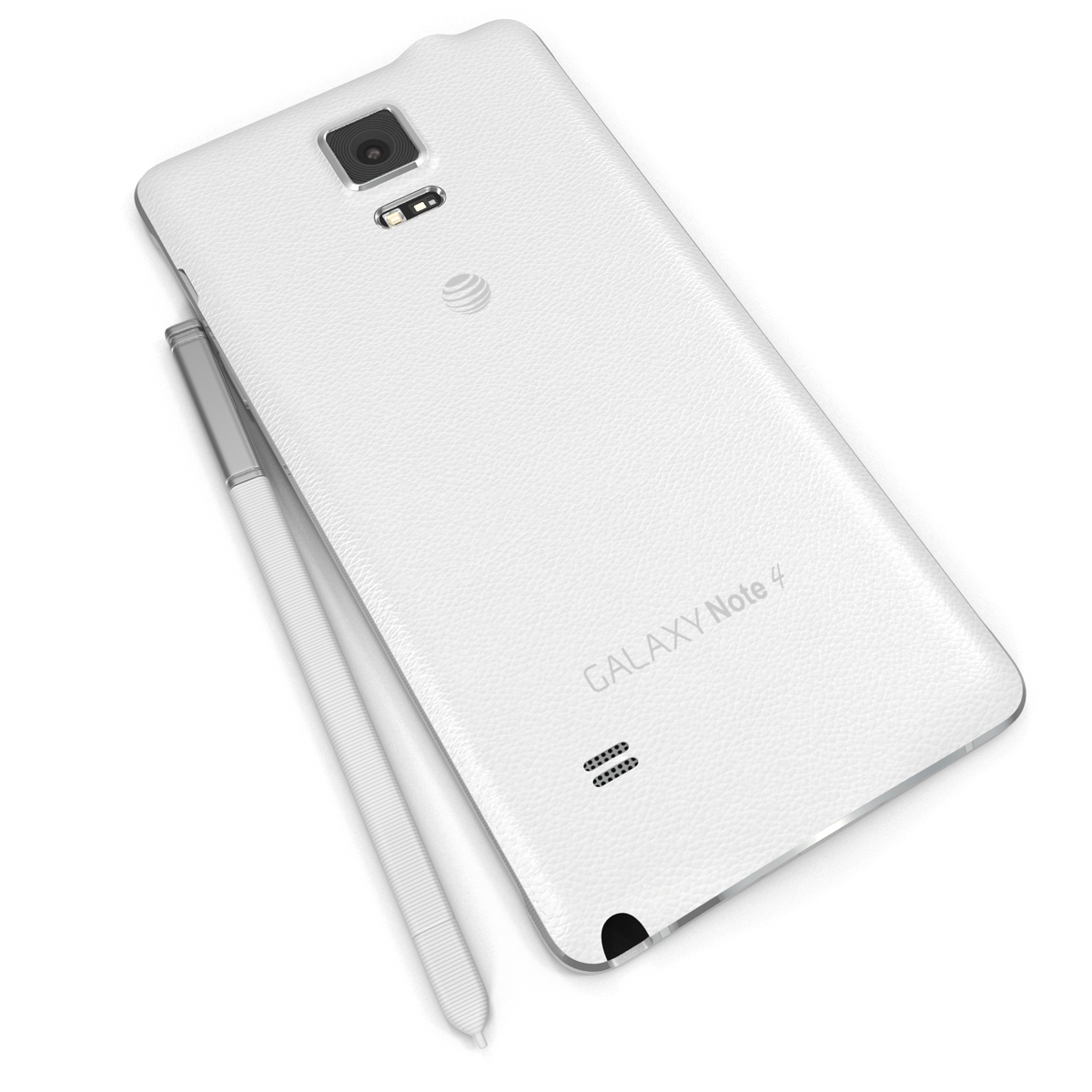 Samsung Galaxy Note 4 White 3D