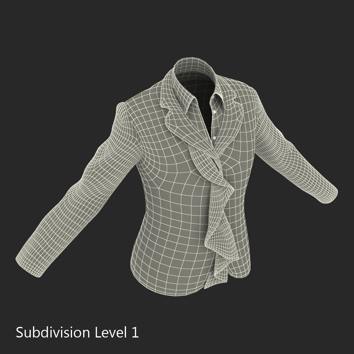 Women Suit Jacket 2 3D model