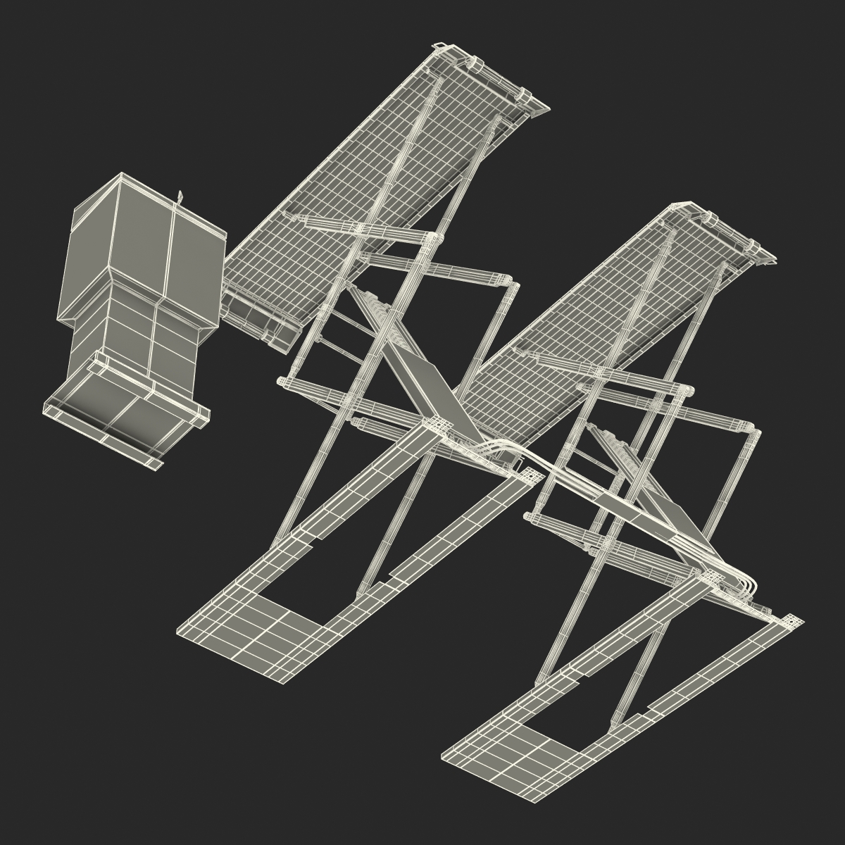 3D Automotive Scissor Lift Generic