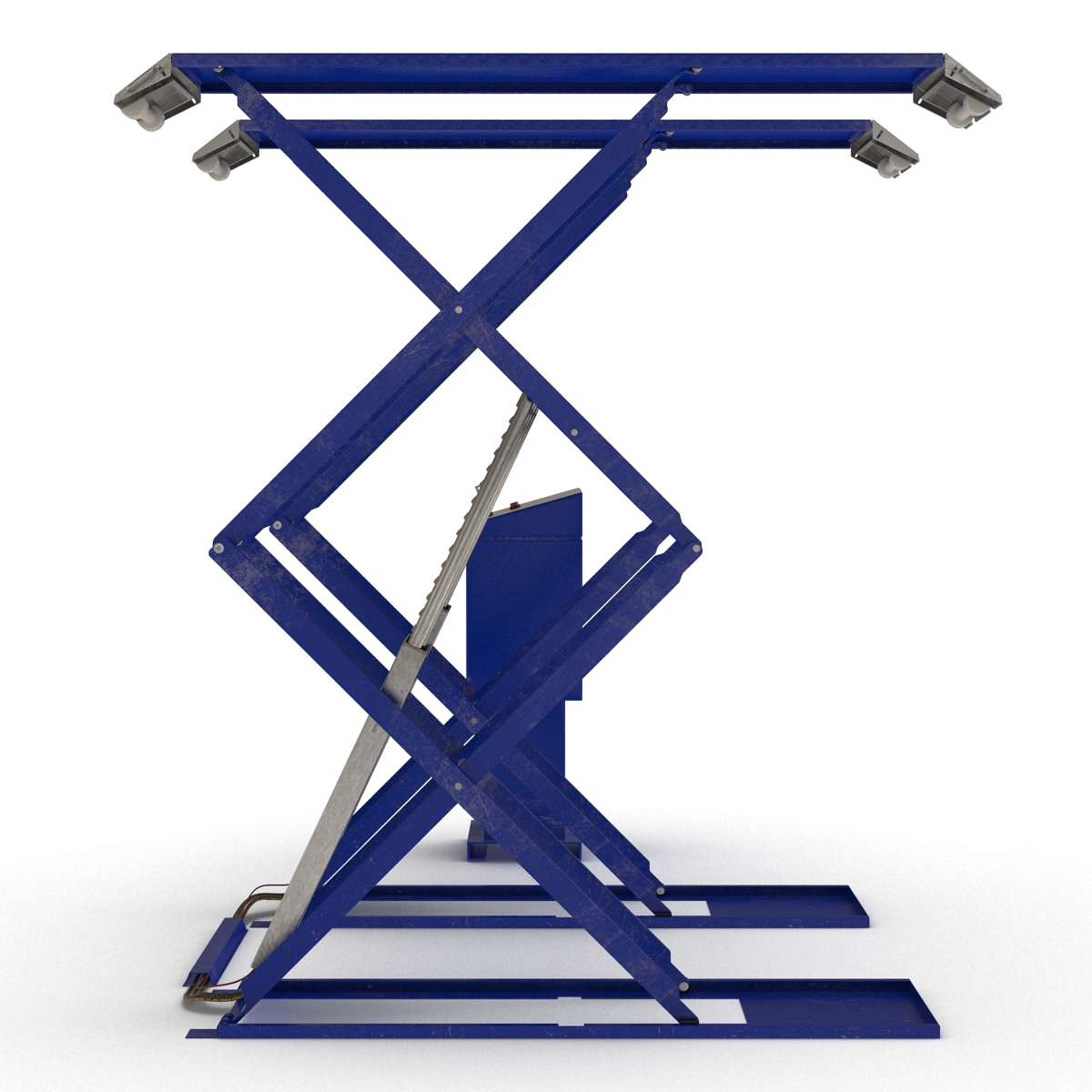 3D Automotive Scissor Lift model