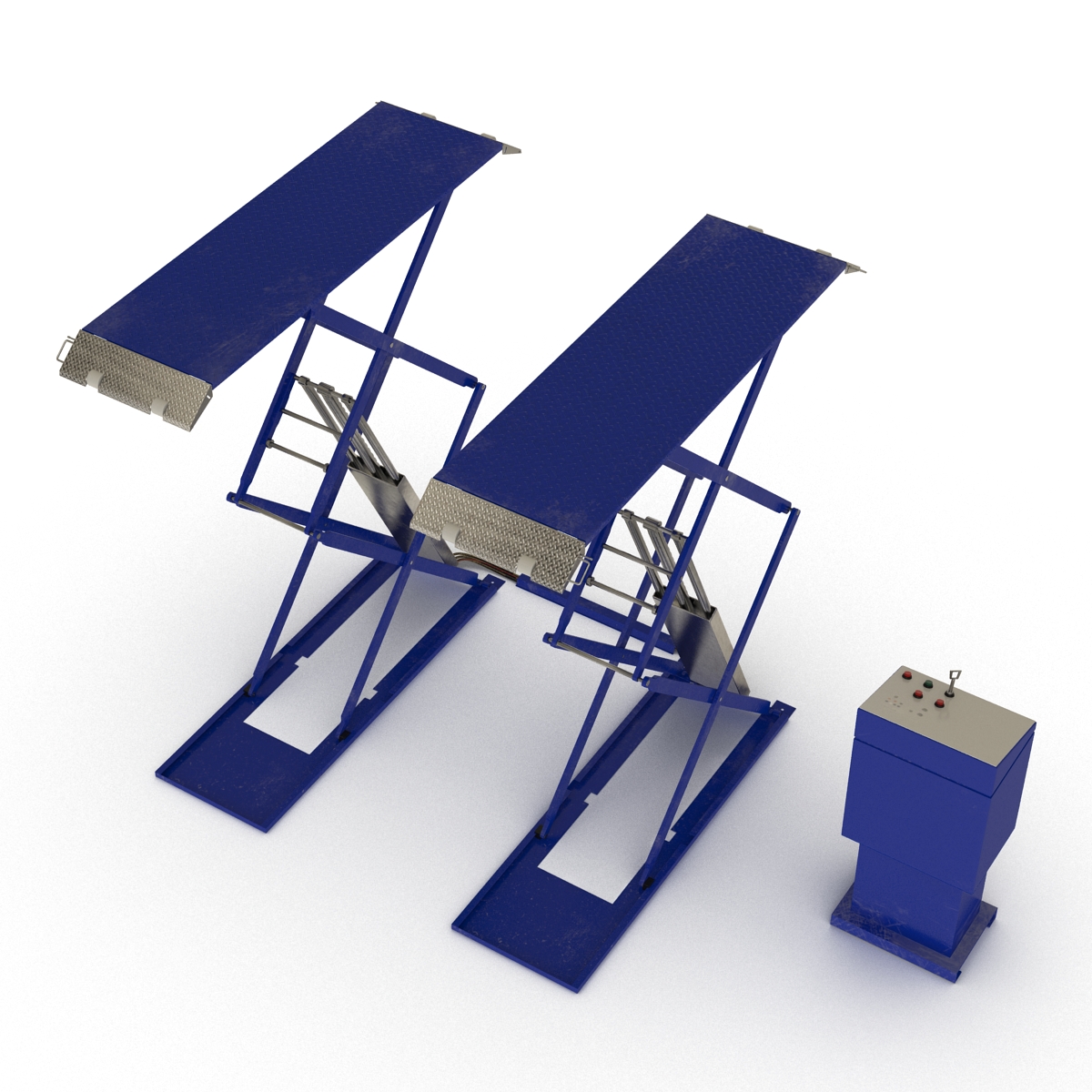 3D Automotive Scissor Lift model