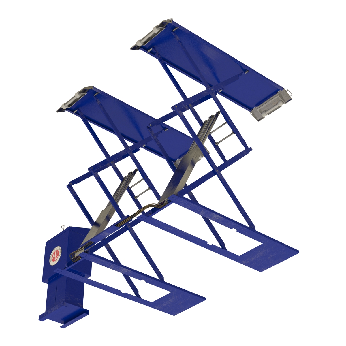 3D Automotive Scissor Lift model