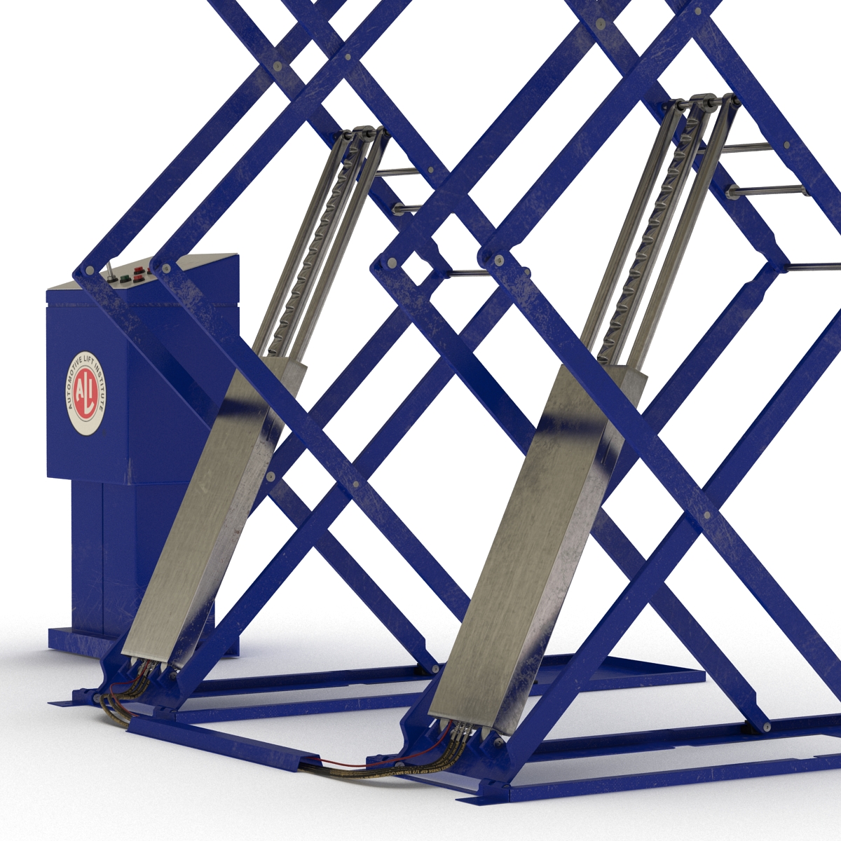 3D Automotive Scissor Lift model