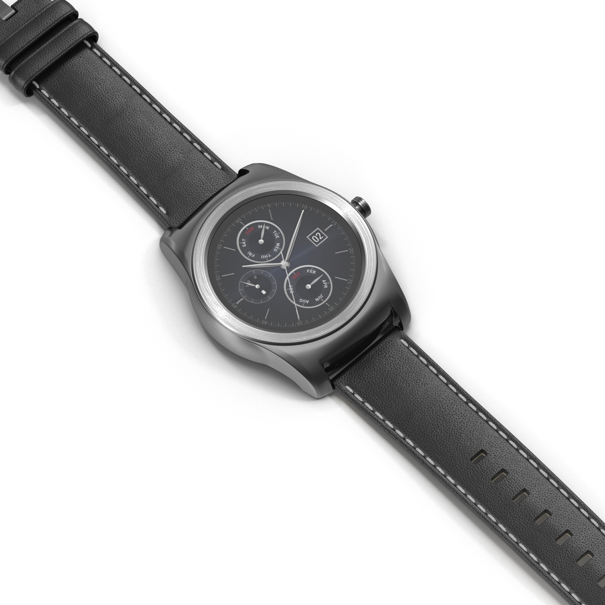 LG Watch Urbane Silver 3D