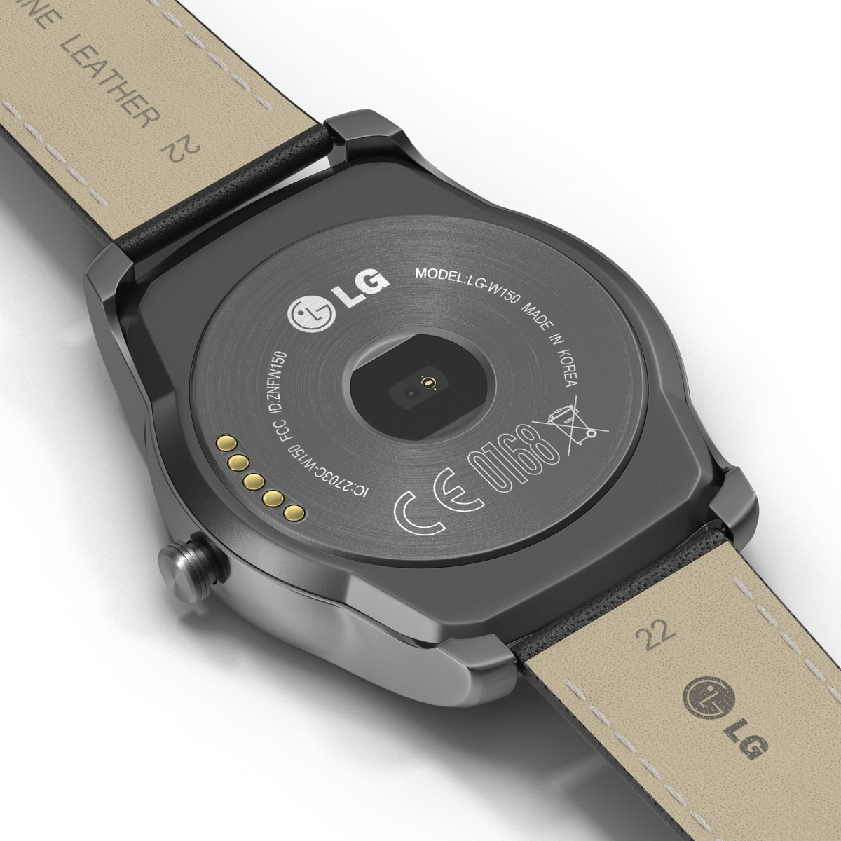 LG Watch Urbane Silver 3D