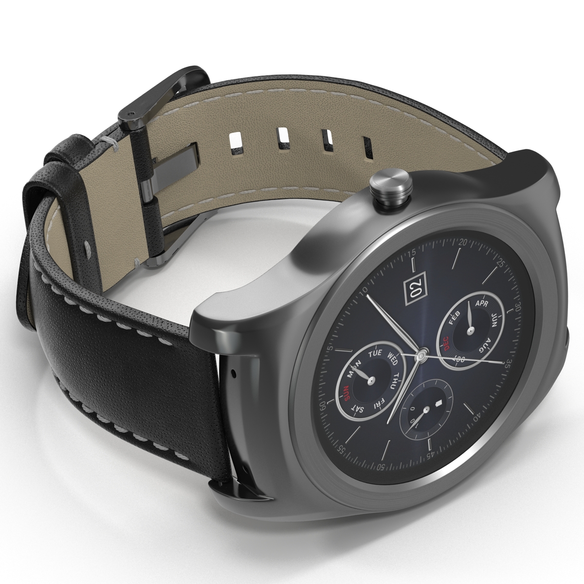 LG Watch Urbane 3 Silver 3D model