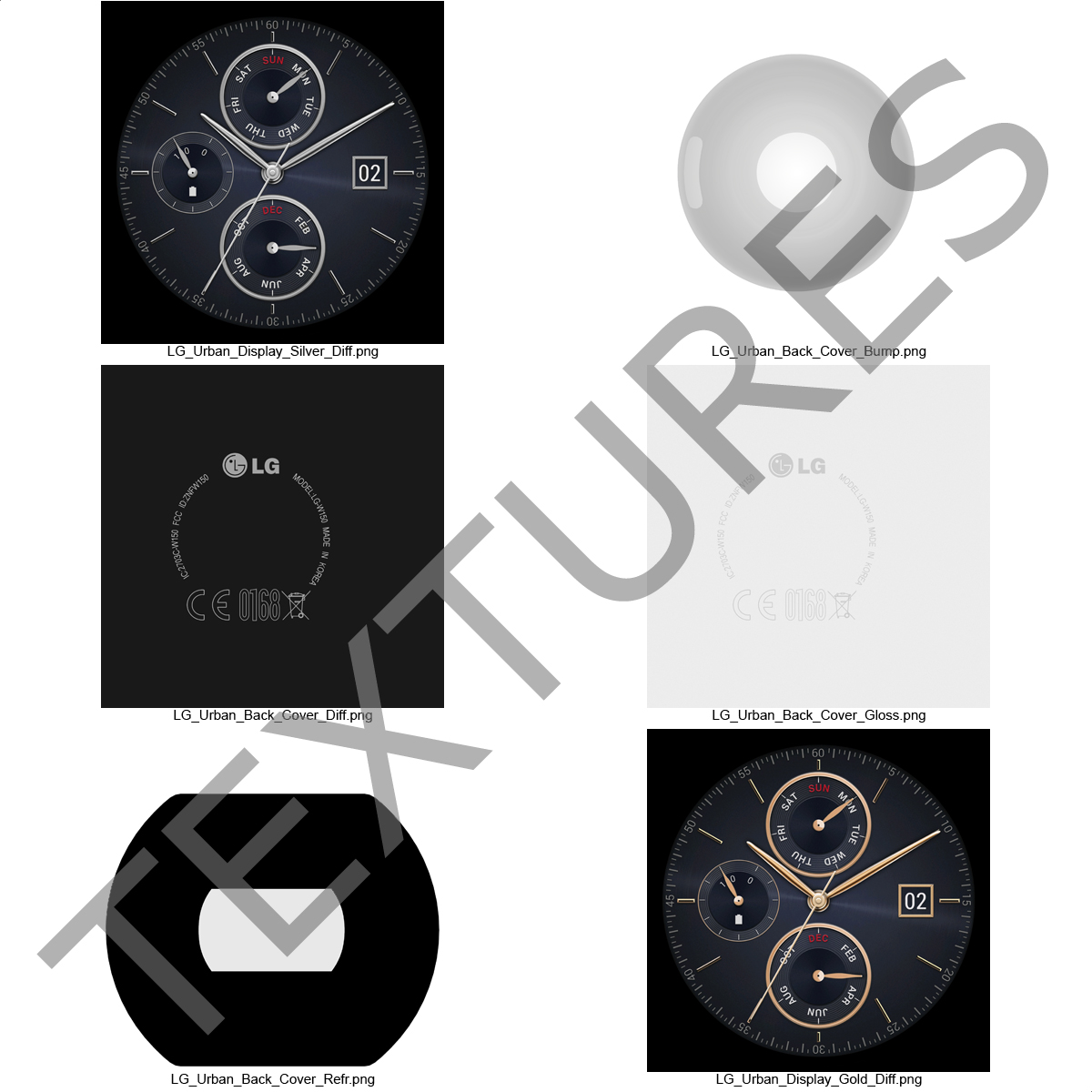 LG Watch Urbane 3 Silver 3D model