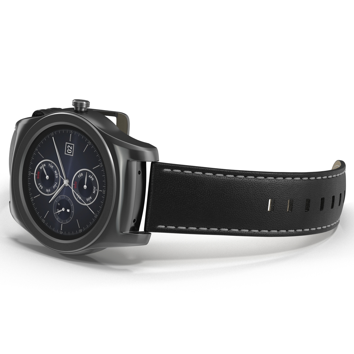 LG Watch Urbane 2 Silver 3D model