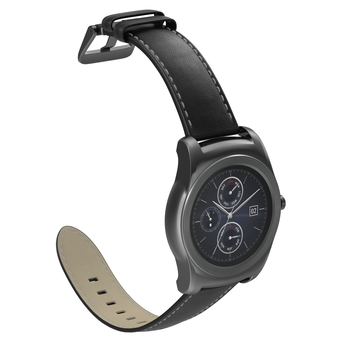 LG Watch Urbane 2 Silver 3D model