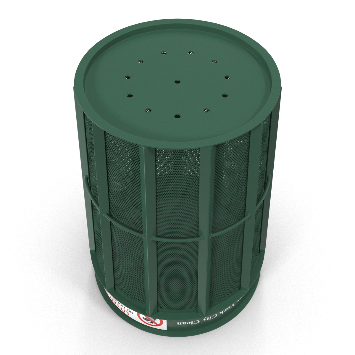 3D model New York Garbage Bin