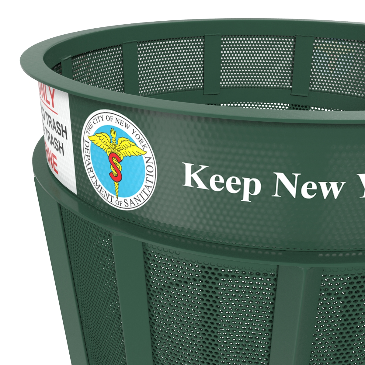 3D model New York Garbage Bin