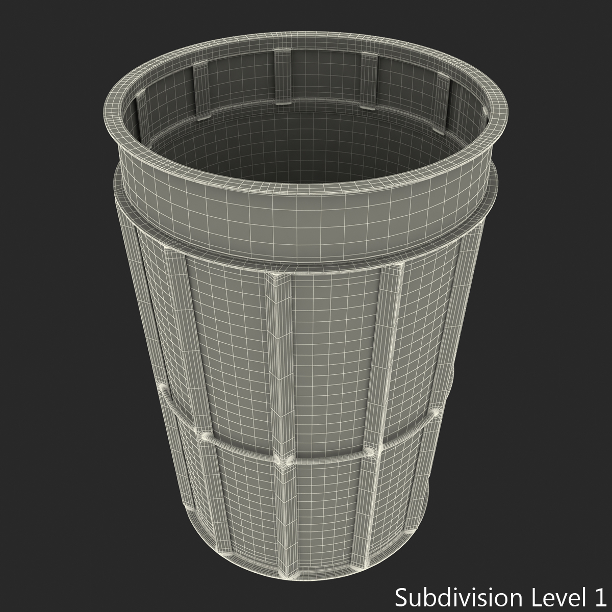 3D model New York Garbage Bin