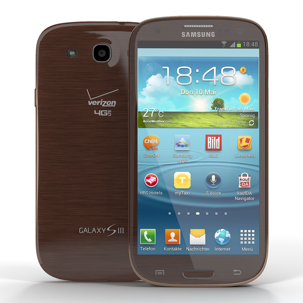 3D Samsung Galaxy S III Brown