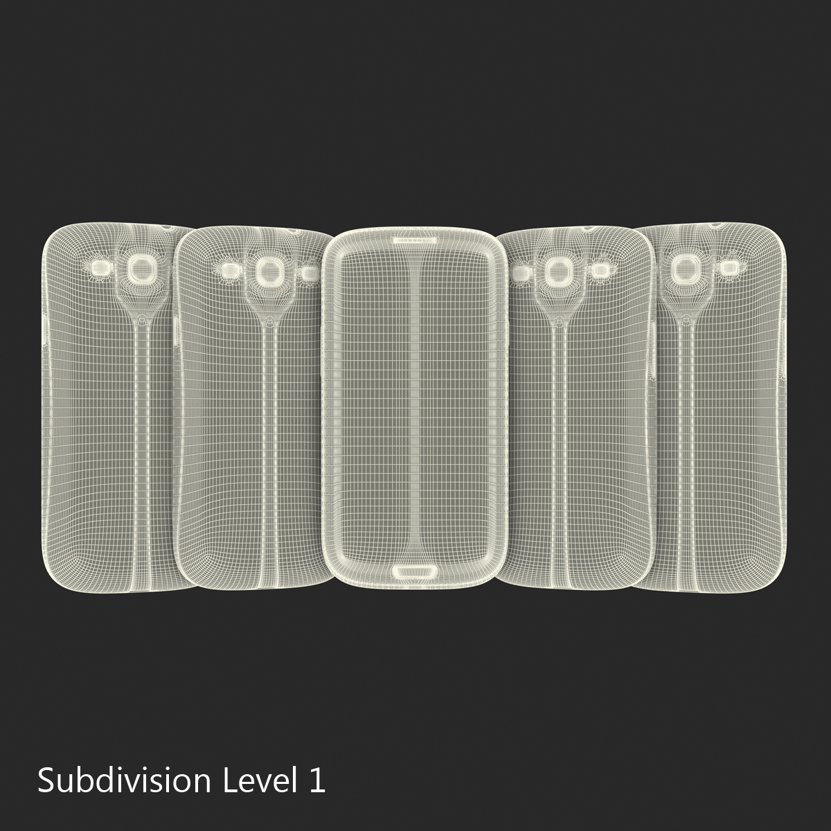 Samsung Galaxy S III Set 3D model