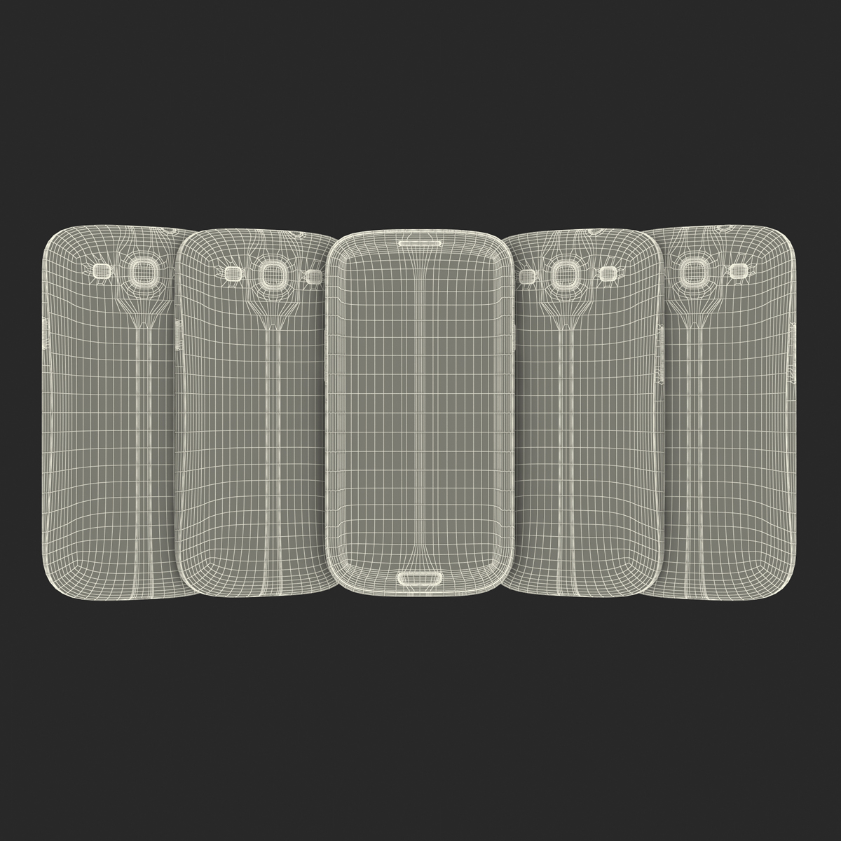 Samsung Galaxy S III Set 3D model