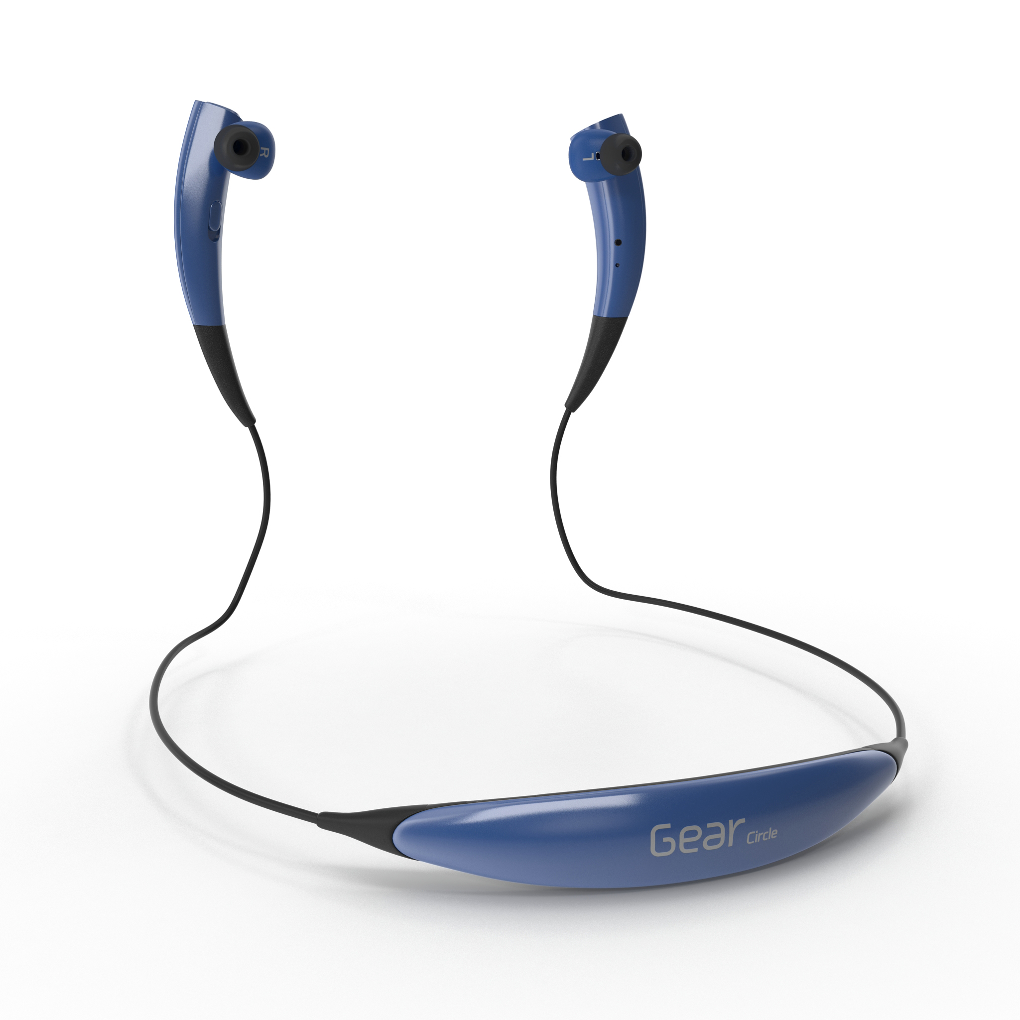 Bluetooth Headset Samsung Gear Circle Blue 3D