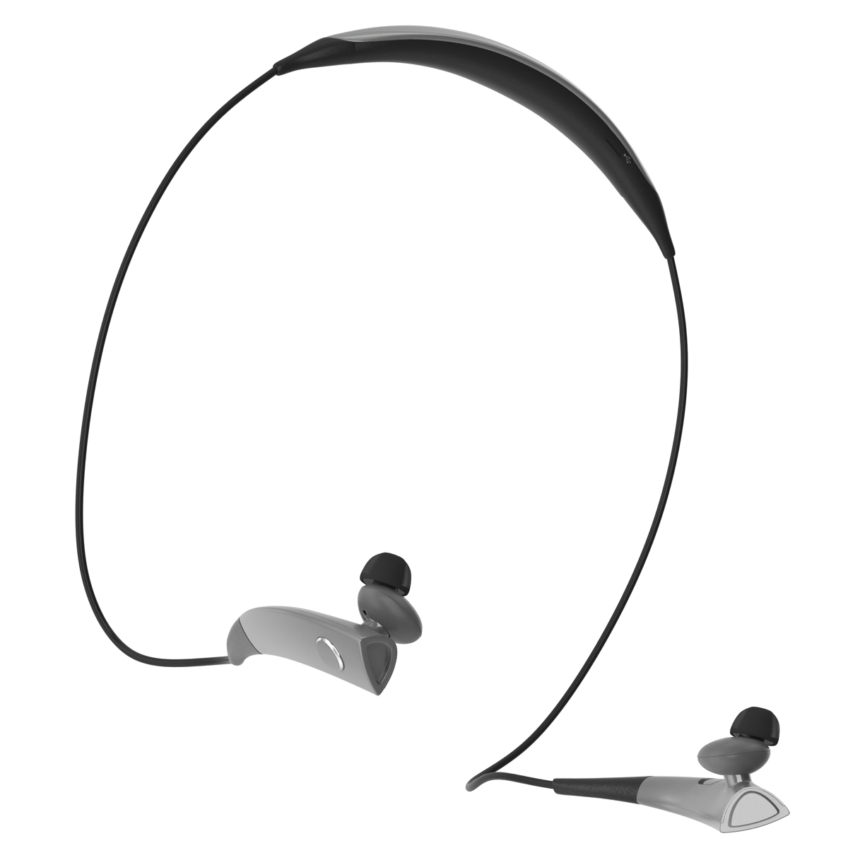 Bluetooth Headset Samsung Gear Circle Silver 3D model