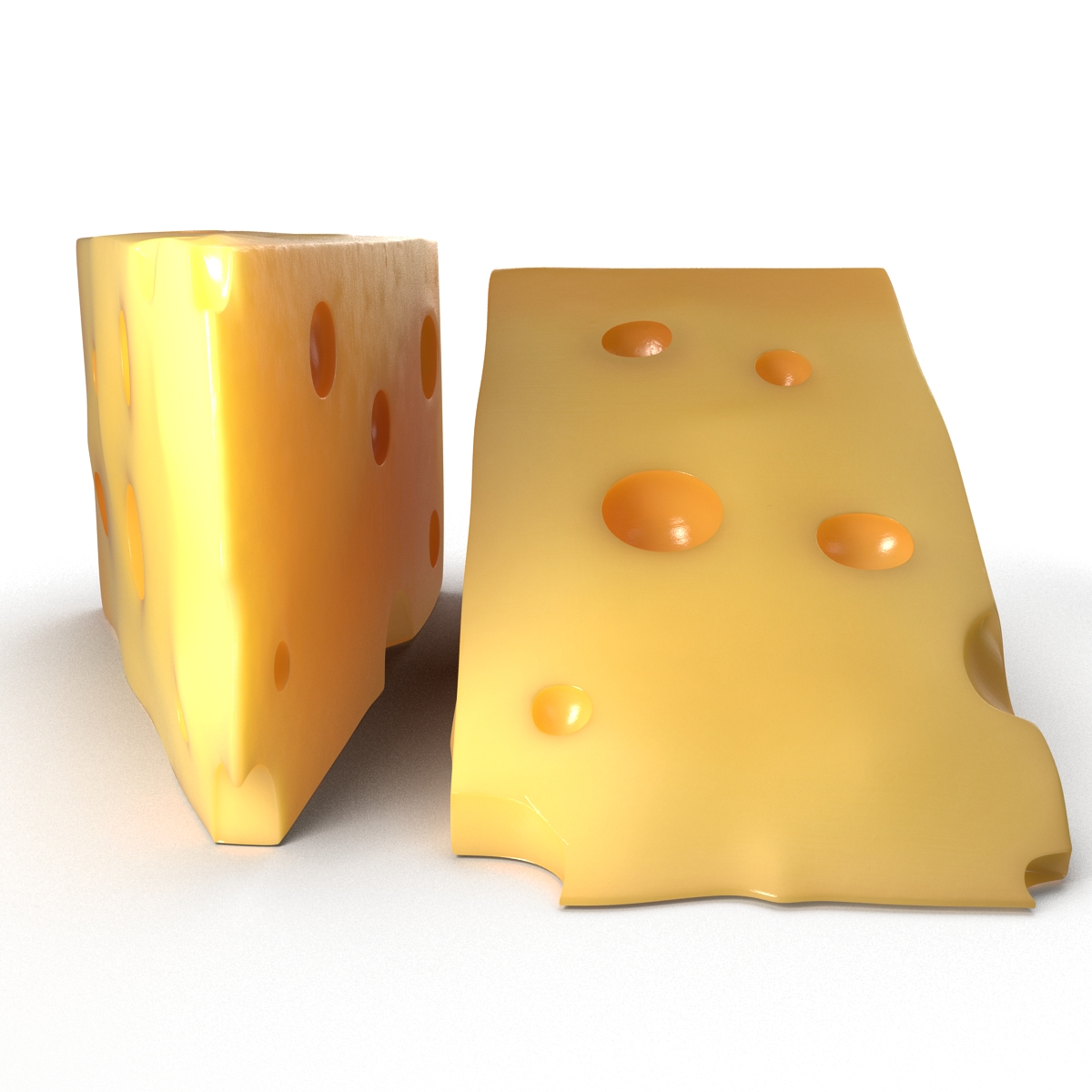 Cheese Wedge 2 3D model