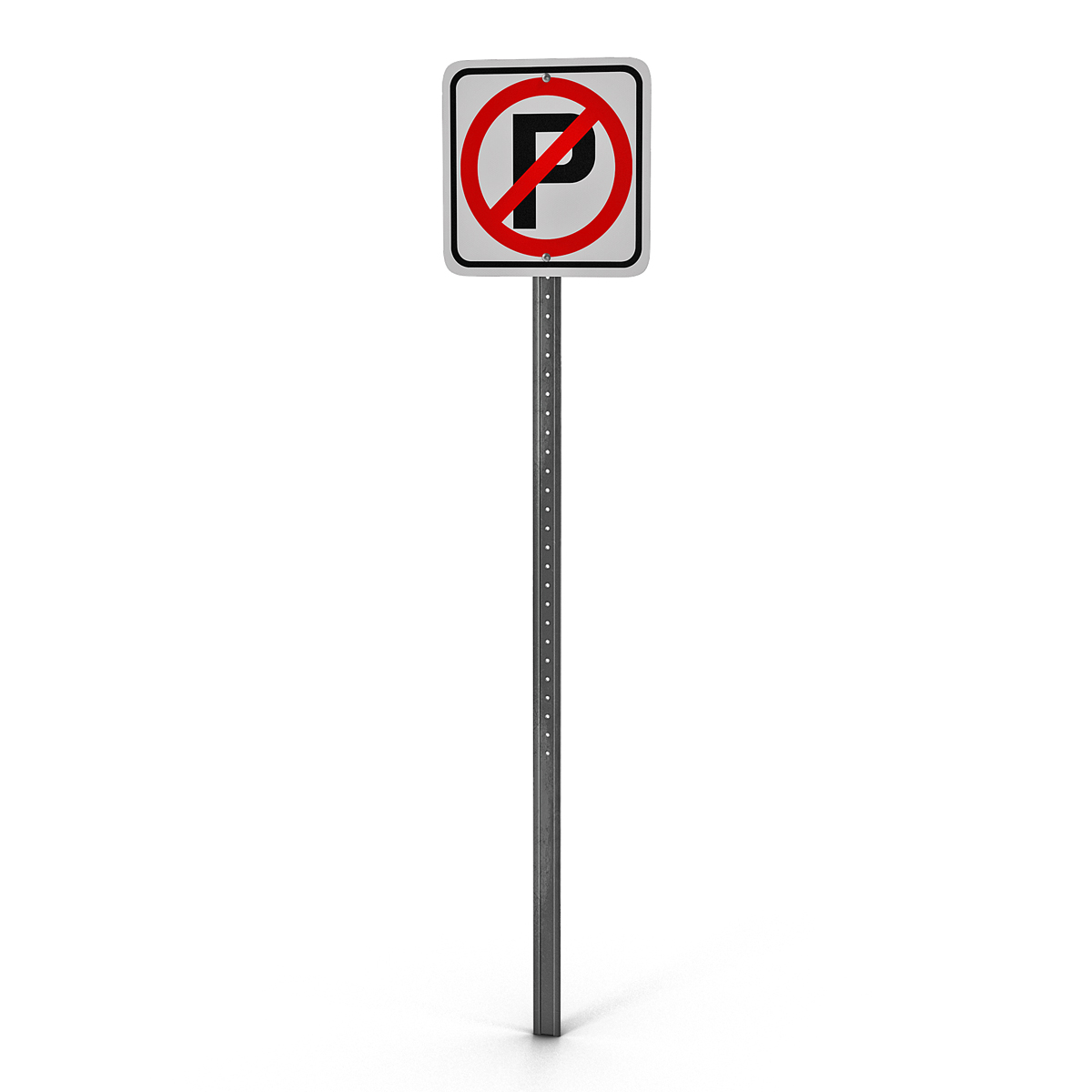 No Parking Sign 2 3D