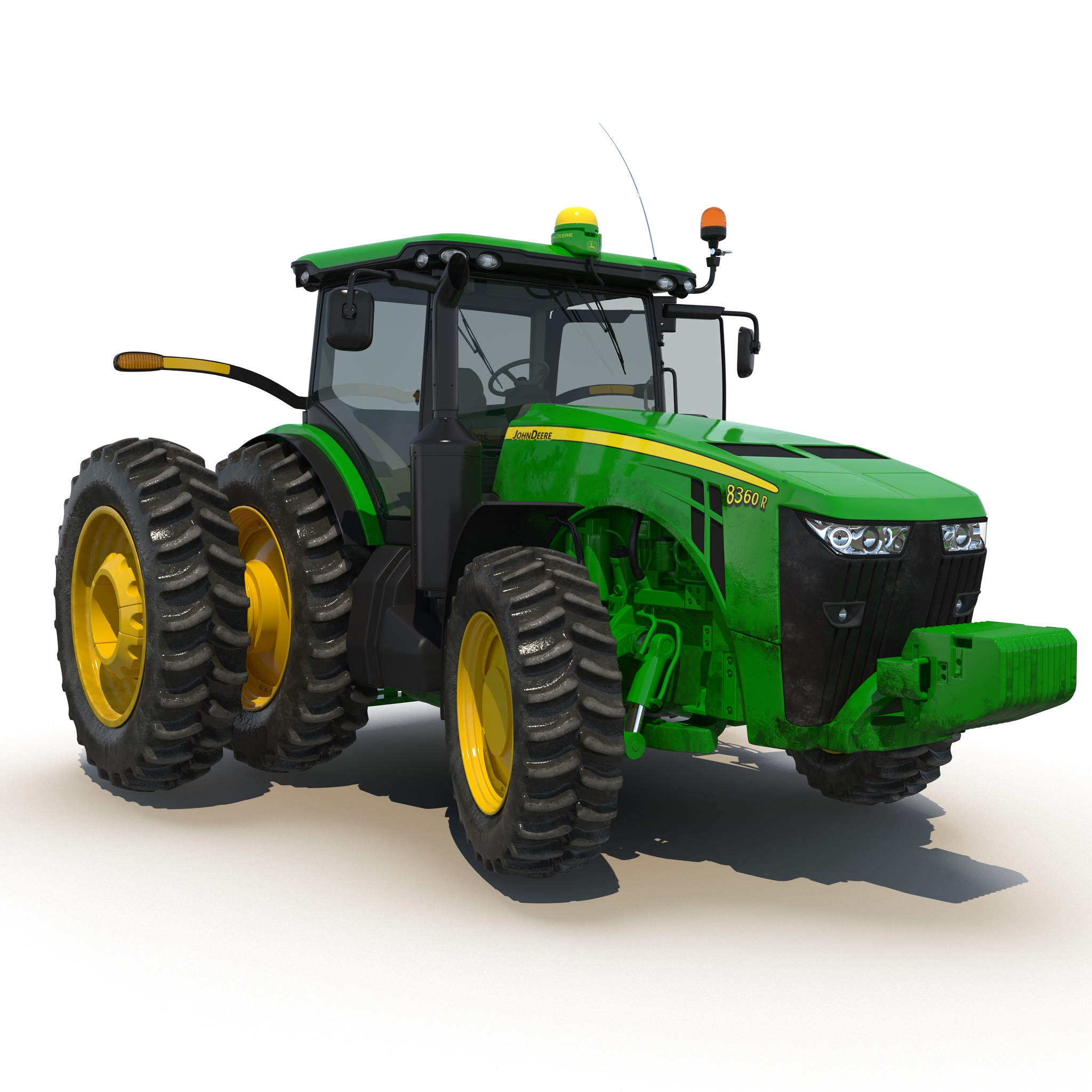 3D Tractor John Deere 8285R Rigged