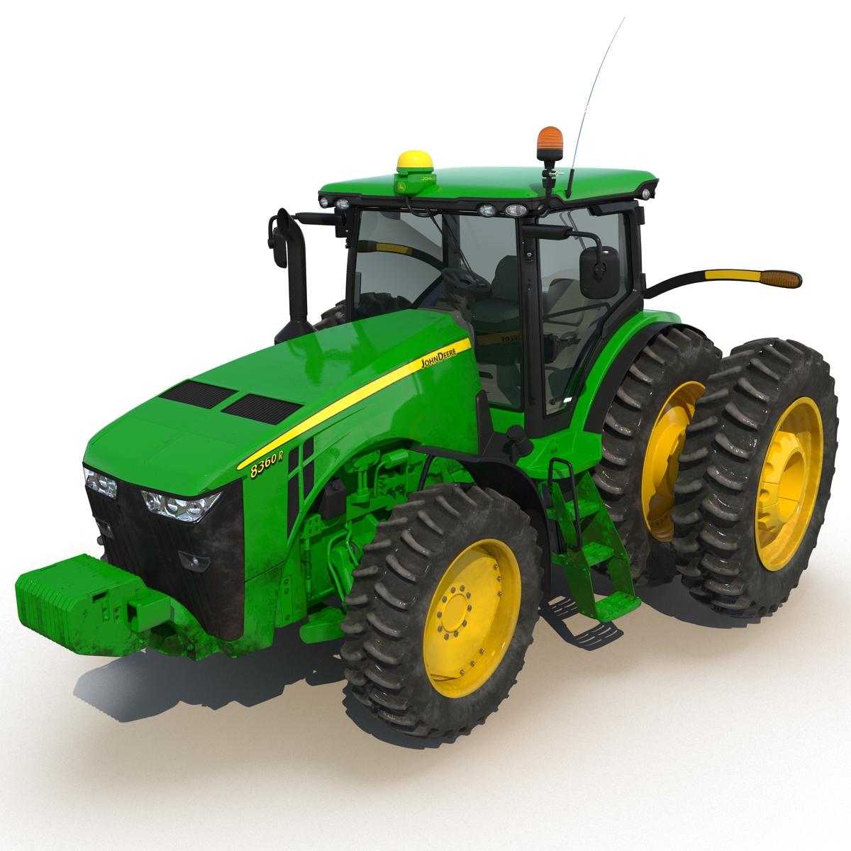 3D Tractor John Deere 8285R Rigged