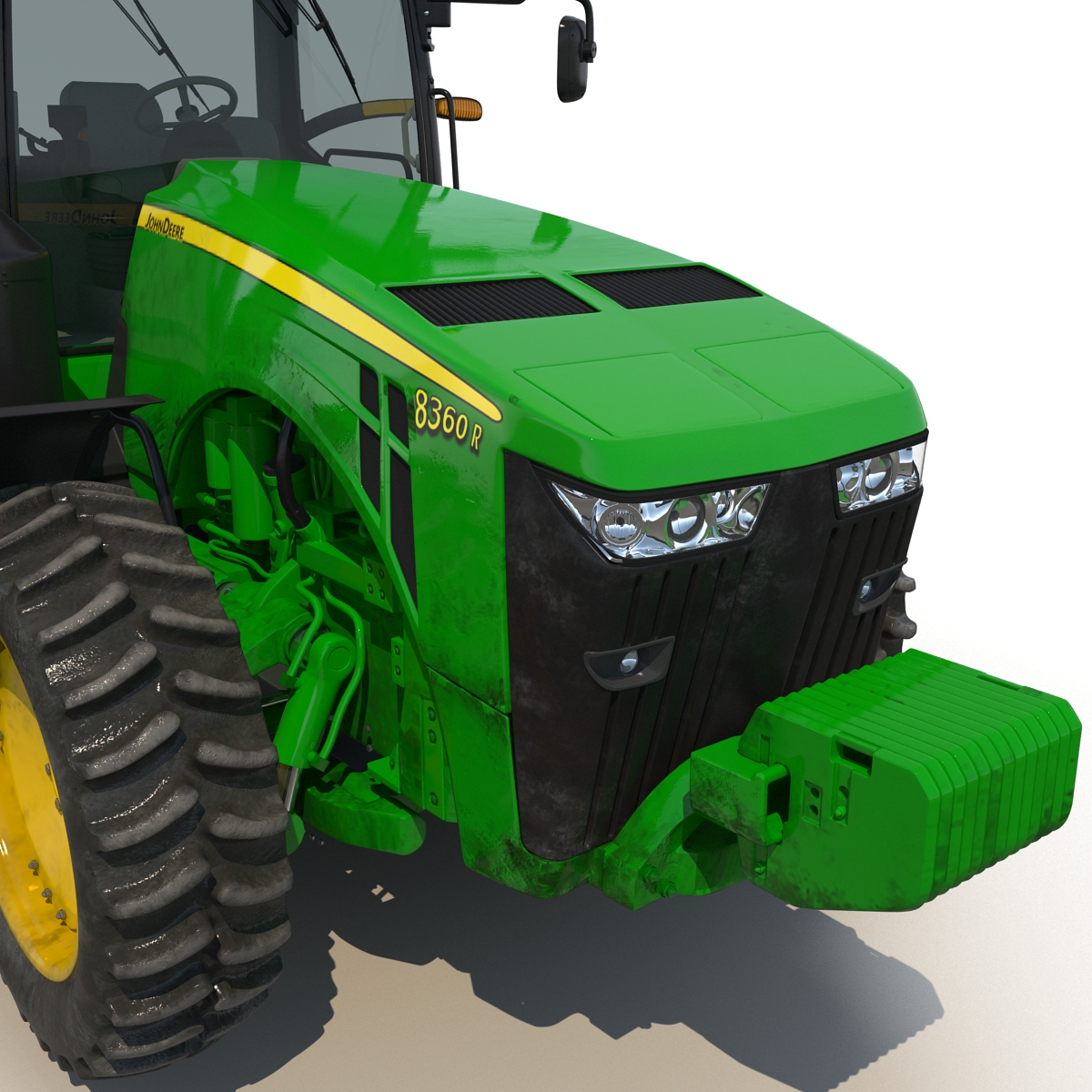 3D Tractor John Deere 8285R Rigged