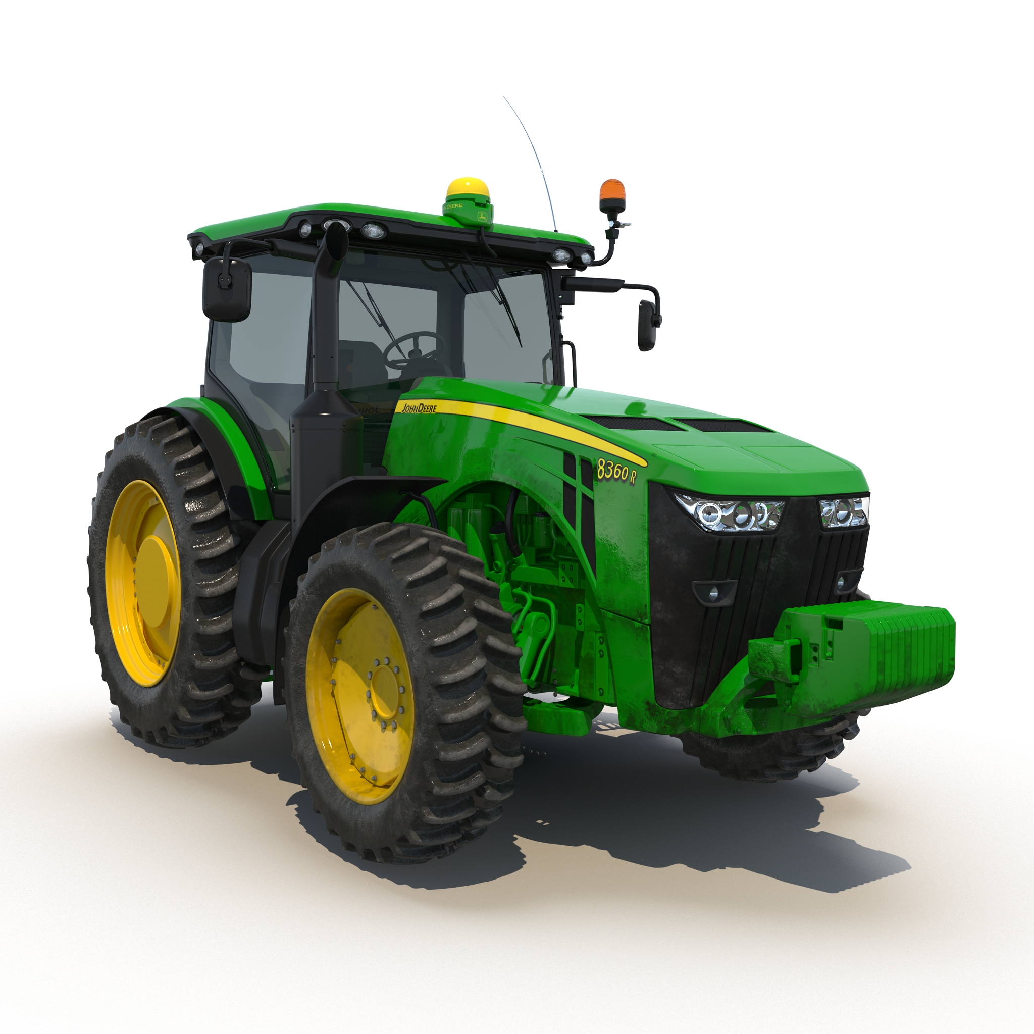 Tractor John Deere 8335R 3D model