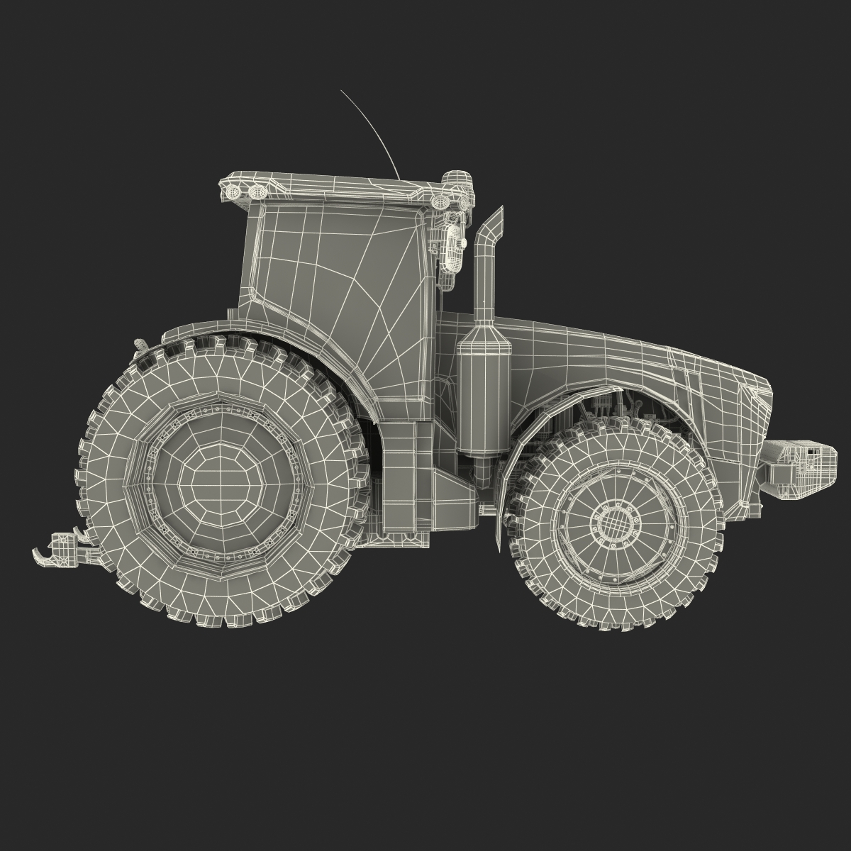 Tractor John Deere 8335R 3D model