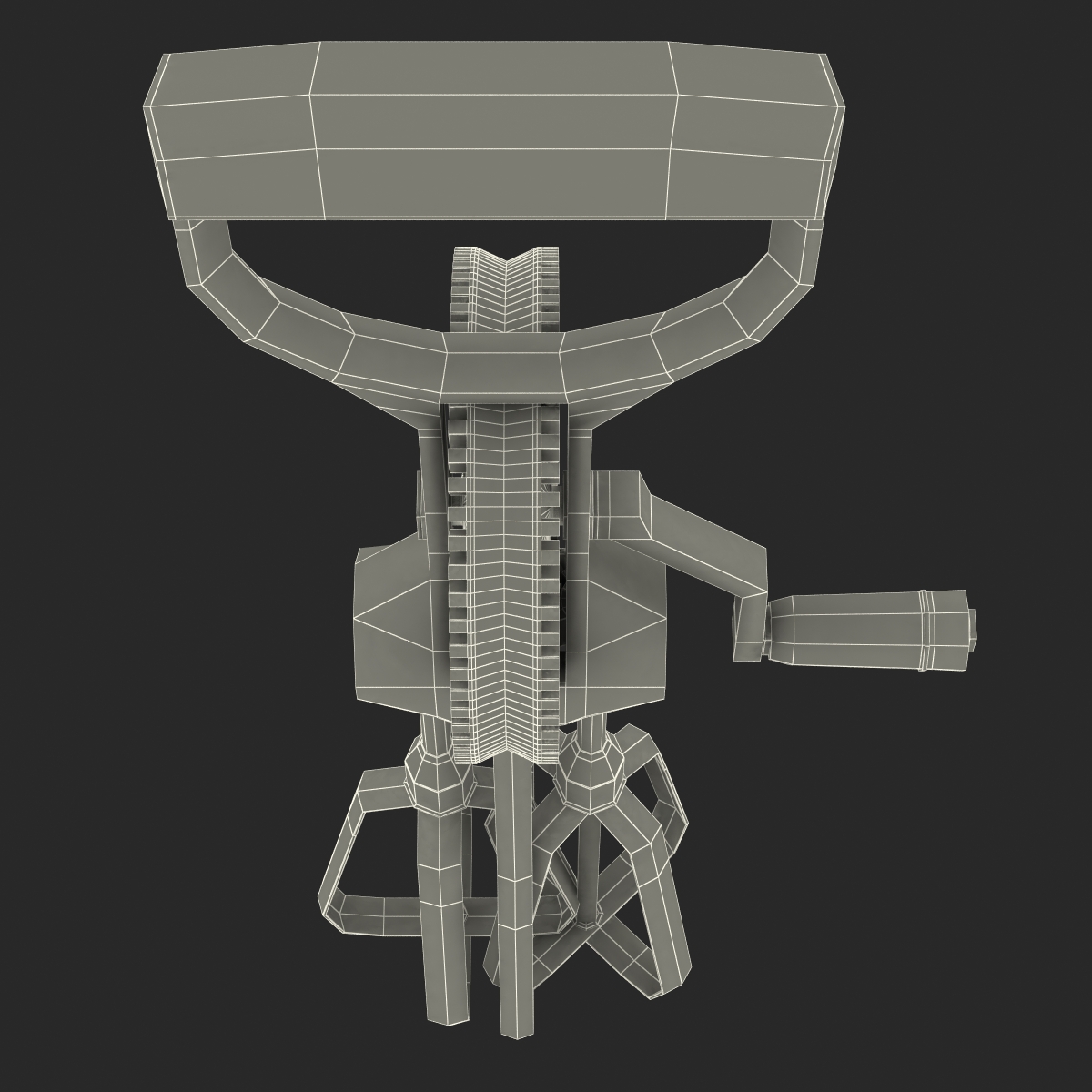 3D Vintage Egg Beater model