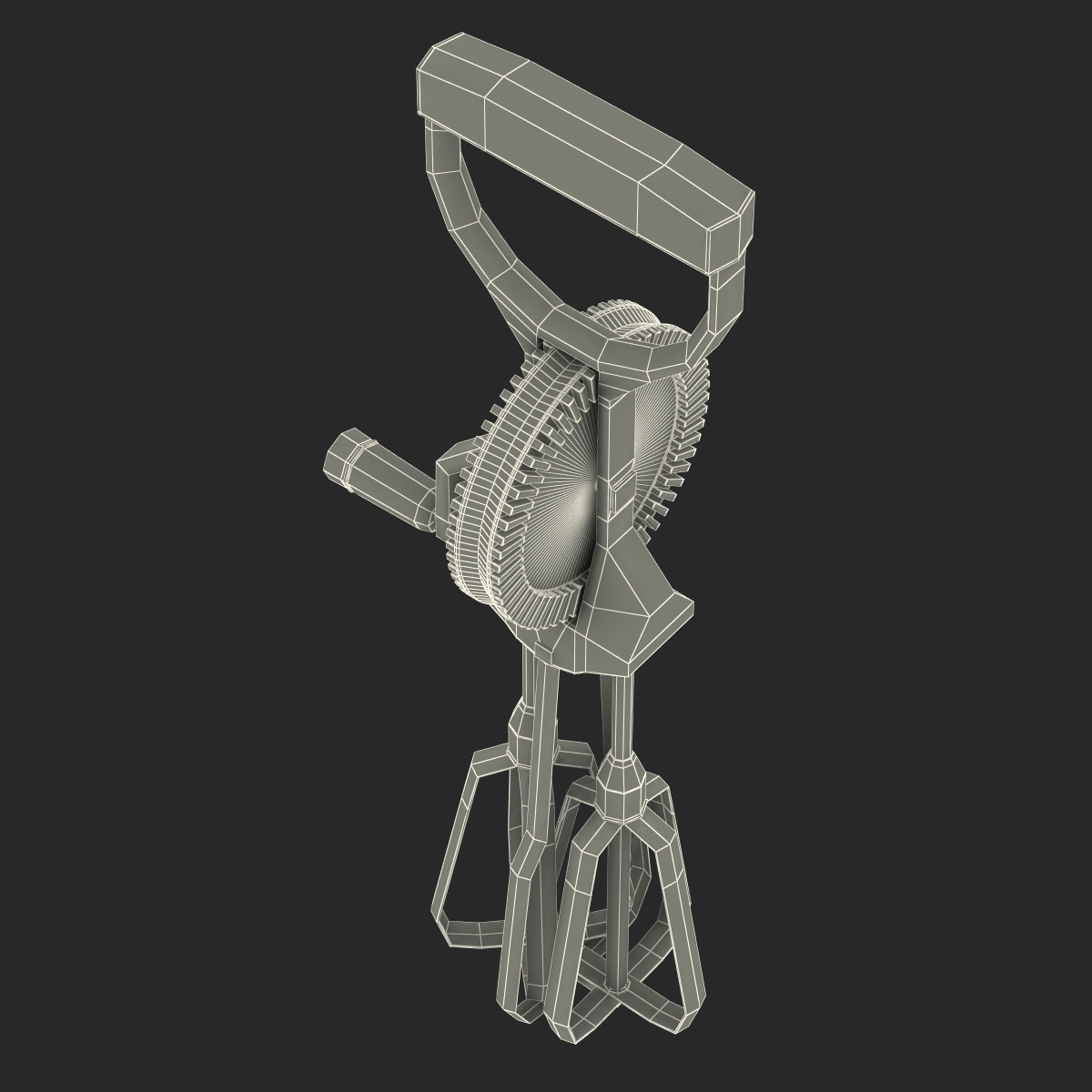 3D Vintage Egg Beater model