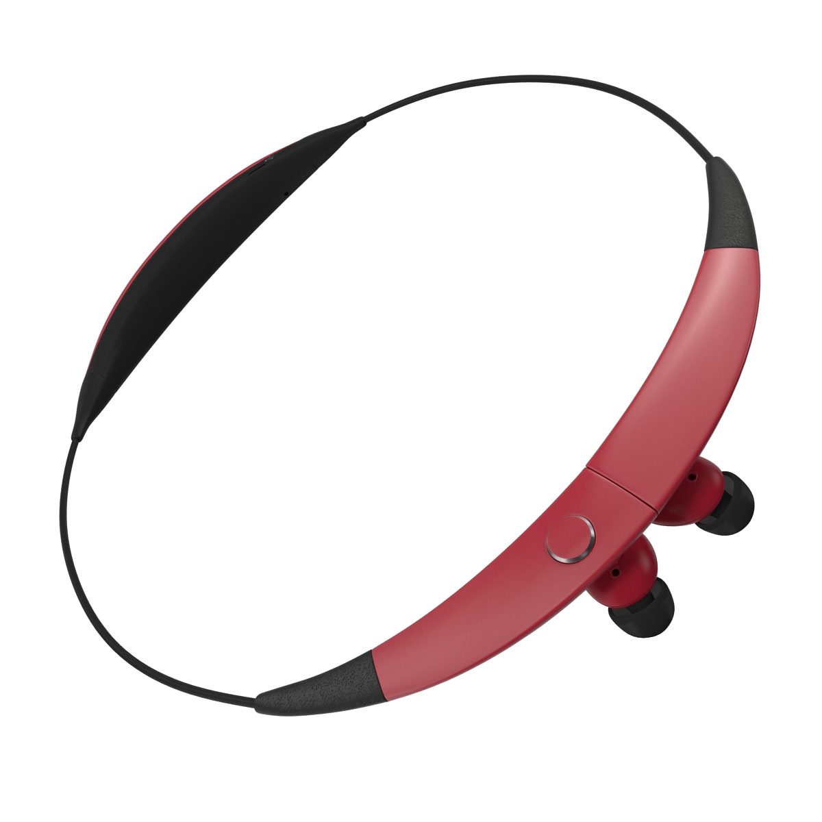 Bluetooth Headset Samsung Gear Circle Folded Pink 3D model