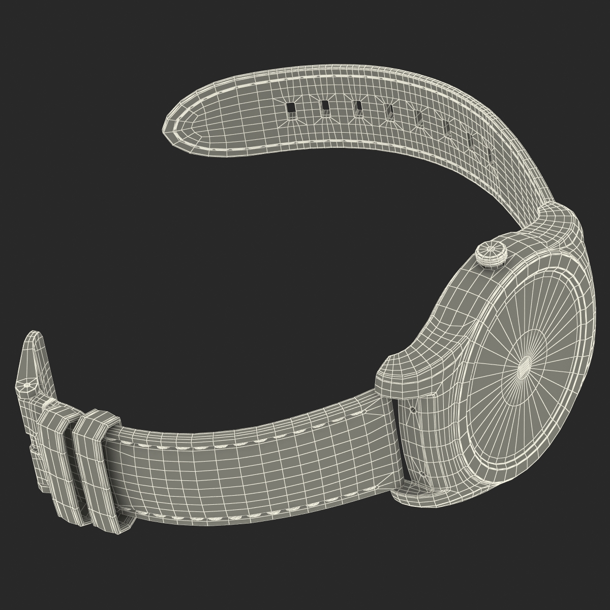 LG Watch Urbane 2 Silver 3D model