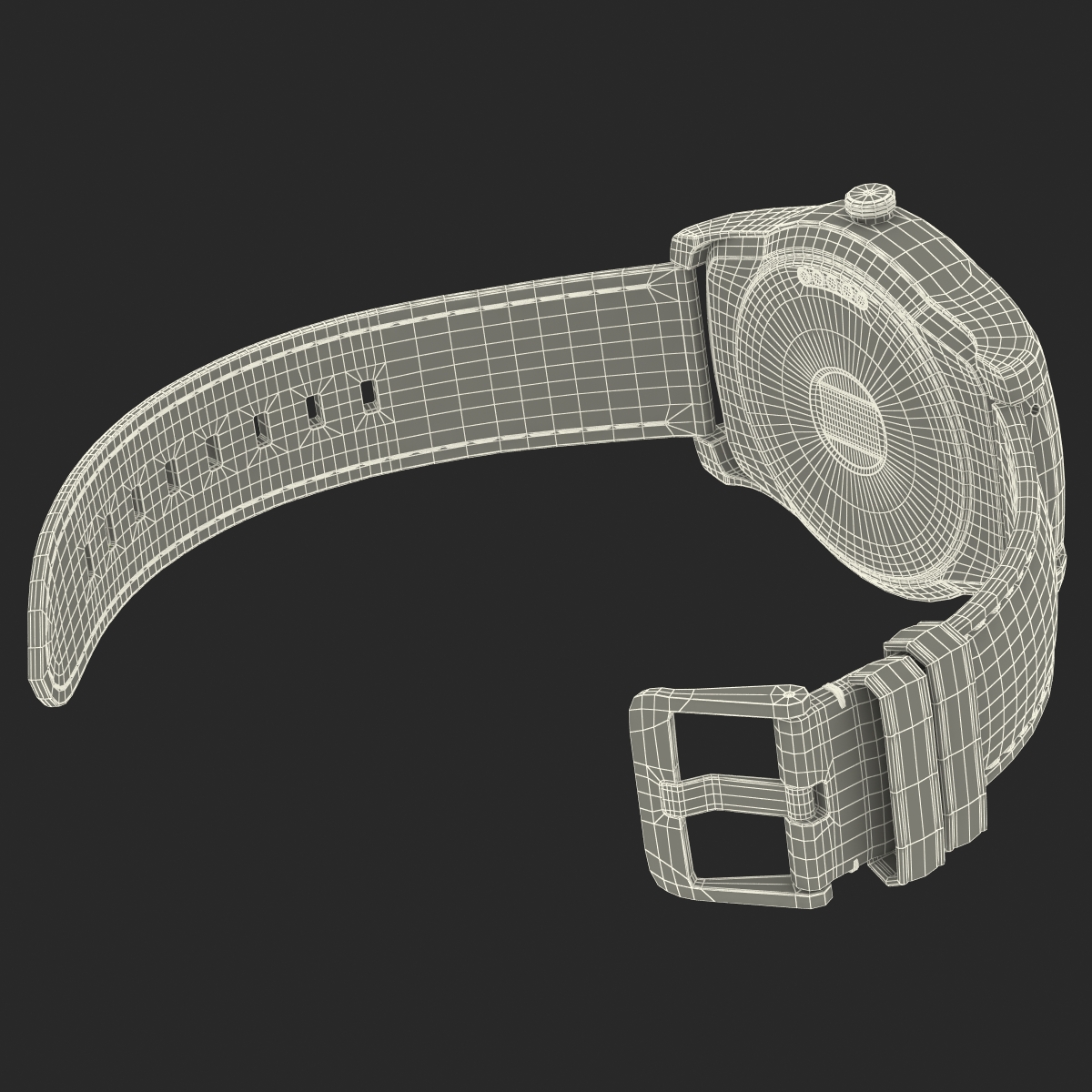 LG Watch Urbane 2 Silver 3D model