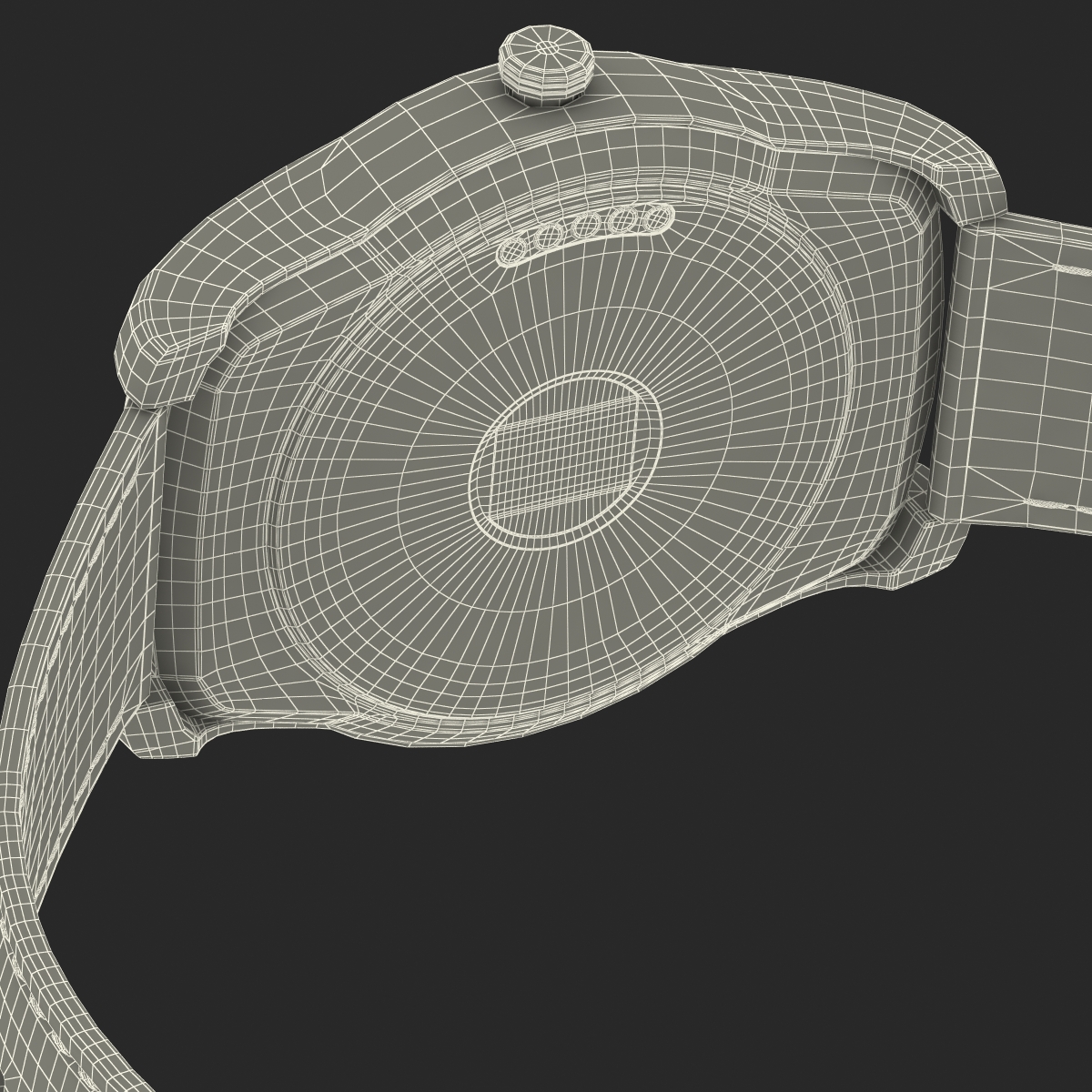 LG Watch Urbane 2 Silver 3D model