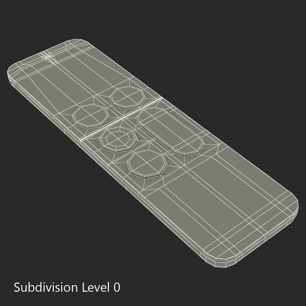 3D model Apple TV Remote