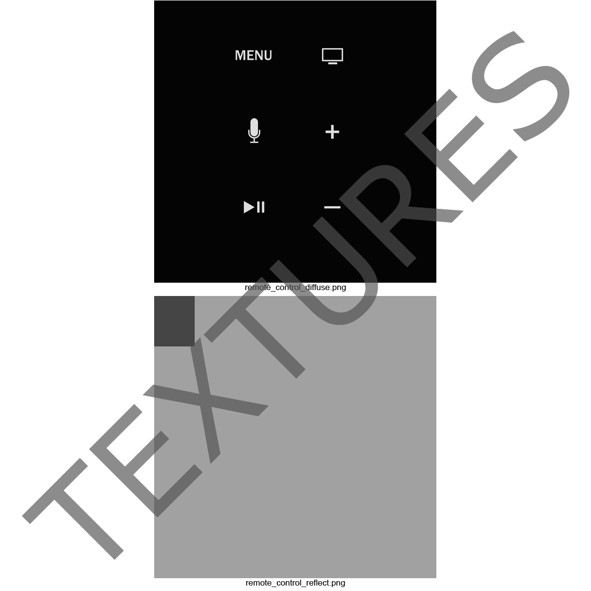 3D model Apple TV Remote