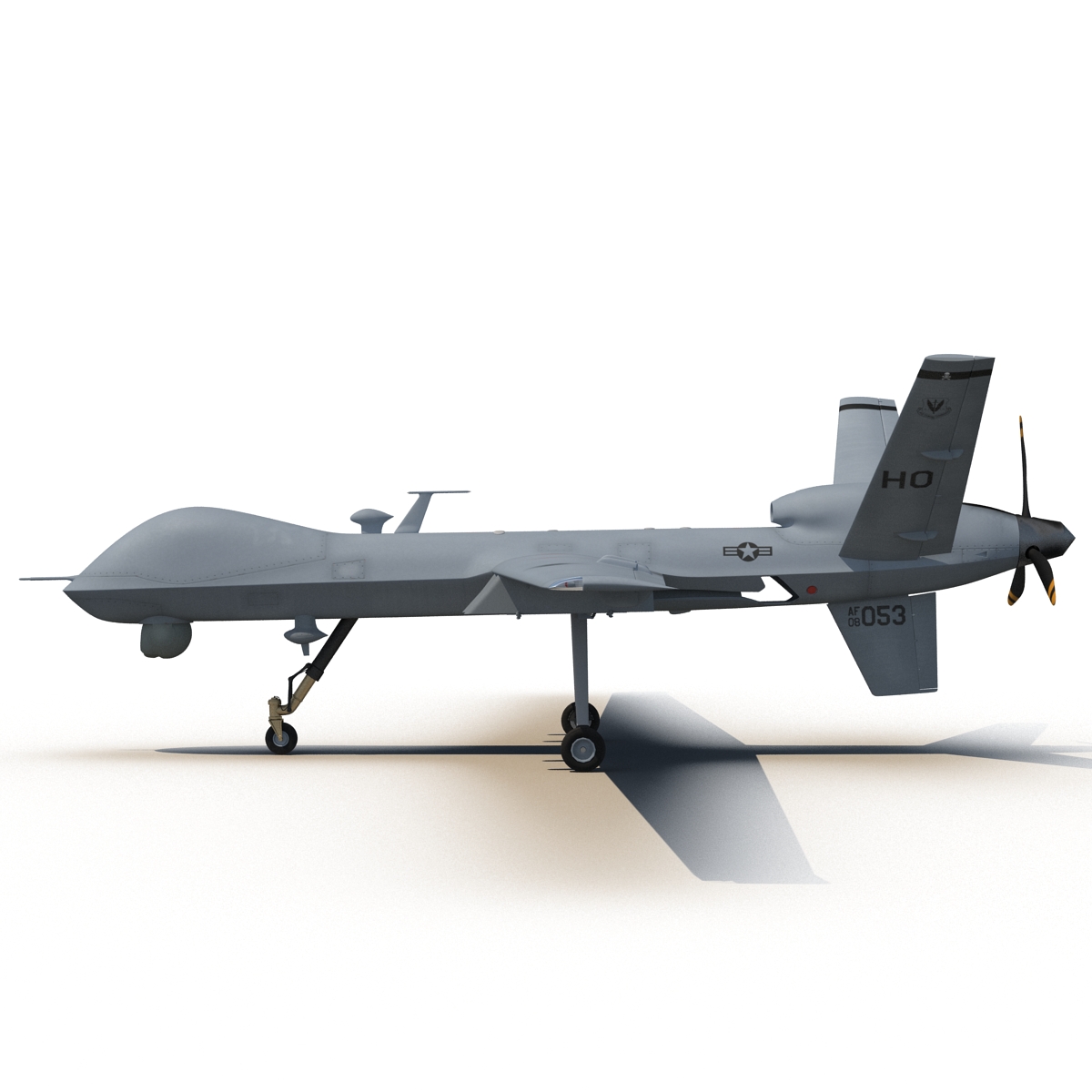 3D Unmanned Combat Air Vehicle MQ 9 Reaper UAV model