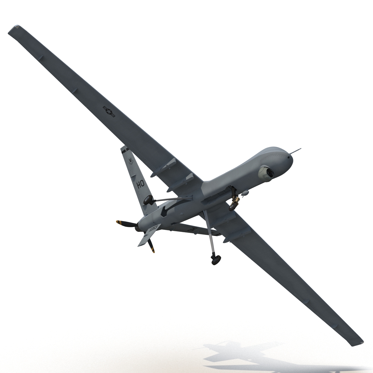 3D Unmanned Combat Air Vehicle MQ 9 Reaper UAV model