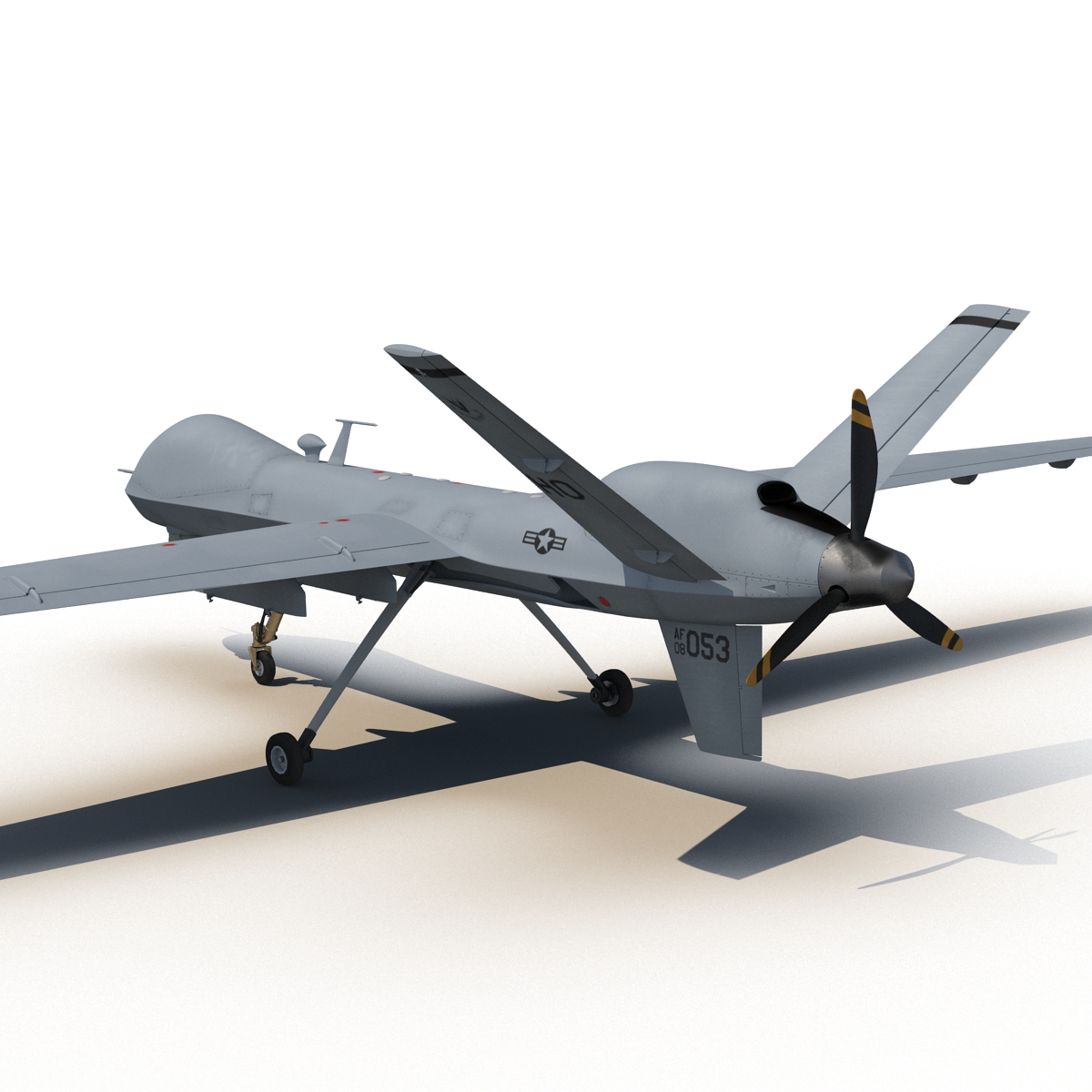 3D Unmanned Combat Air Vehicle MQ 9 Reaper UAV model