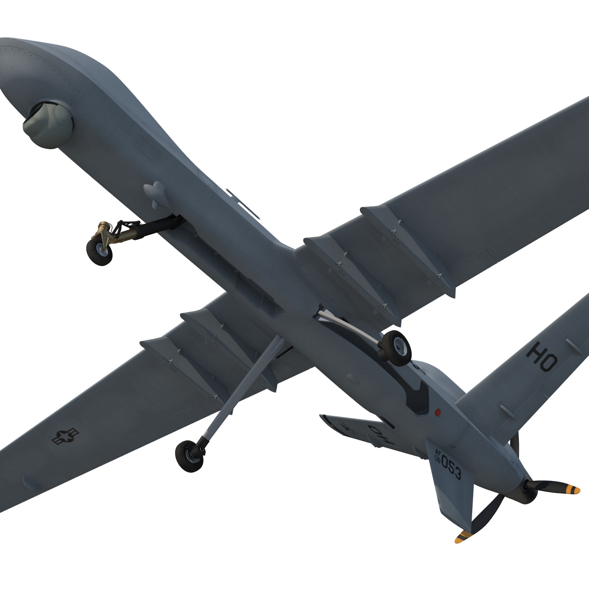 3D Unmanned Combat Air Vehicle MQ 9 Reaper UAV model