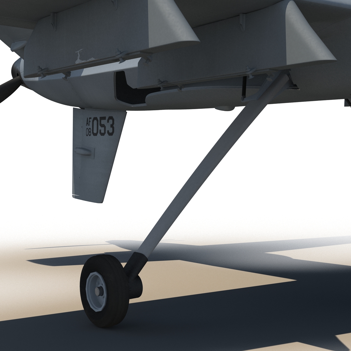 3D Unmanned Combat Air Vehicle MQ 9 Reaper UAV model