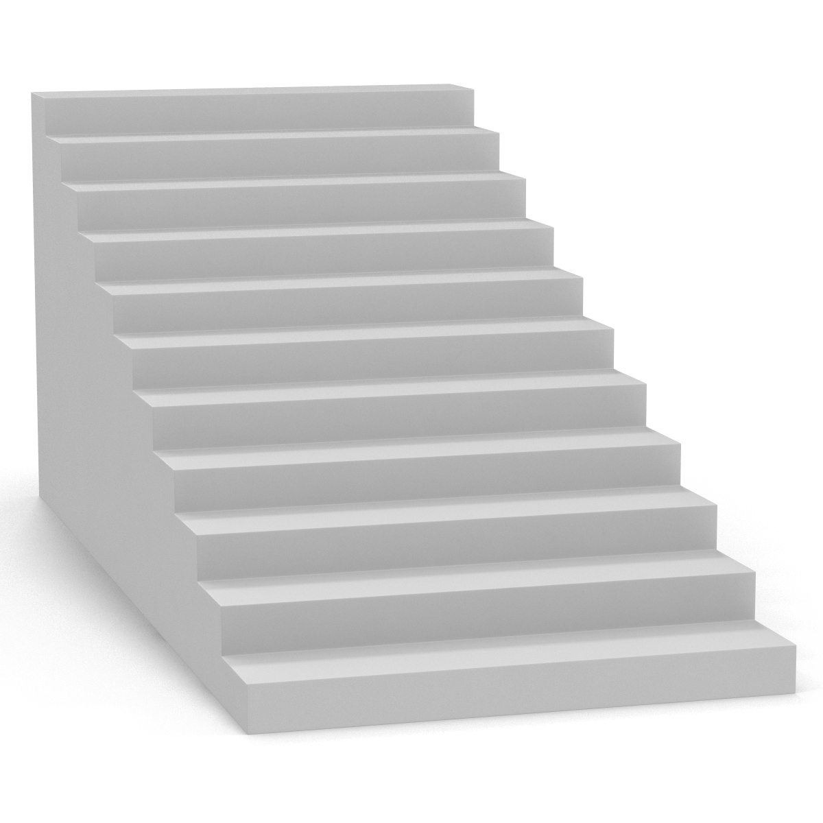 White Stairs 3D