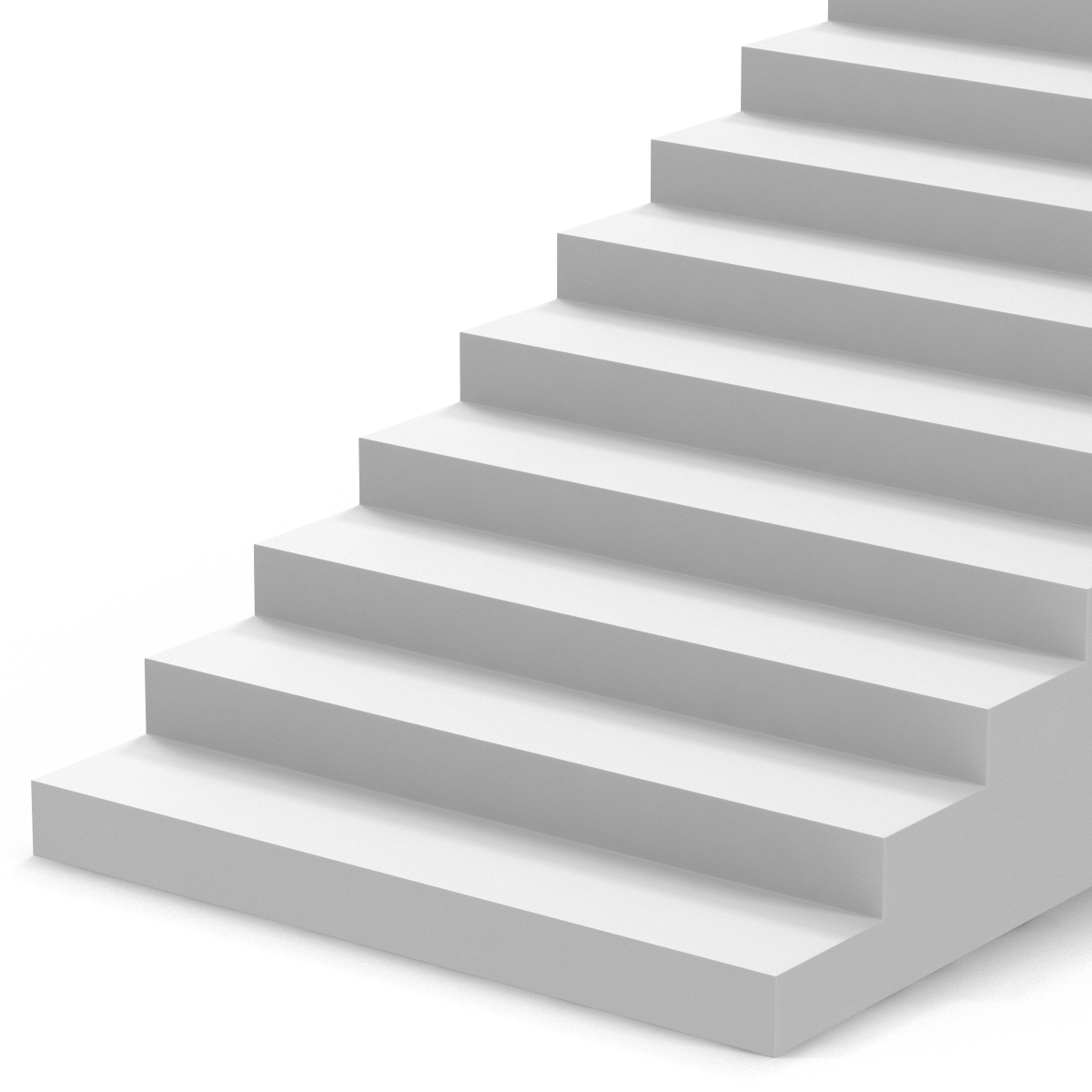 White Stairs 3D